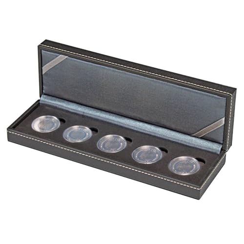 LINDNER Das Original Münzkassette NERA S für 5 St. dt. 5EUR-Sammlermünzen in Münzkapseln, inkl. Münzkapseln von LINDNER Das Original
