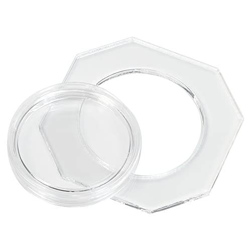 LINDNER Das Original OCTO-Münzkapseln 38 mm, 2er-Packung von LINDNER Das Original