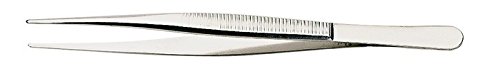 LINDNER Das Original Pinzette, vernickelt, 120 mm, mit geraden Spitzen von LINDNER Das Original