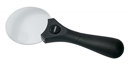 LINDNER Das Original Randlose LED-Leuchtlupe, Vergrößerung 3X / 4,5X LINDNER Das Original Randlose LED-Leuchtlupe, Vergrößerung 3X / 4,5X von LINDNER Das Original