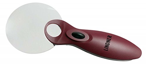 LINDNER Das Original Randlose LED-Leuchtlupe, Vergrößerung 8X / 20x LINDNER Das Original Randlose LED-Leuchtlupe, Vergrößerung 8X / 20x von LINDNER Das Original