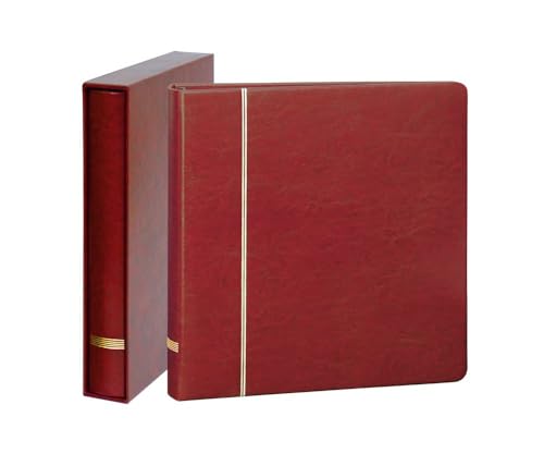 LINDNER Das Original Ringbinder Set ELEGANT, weinrot von LINDNER Das Original