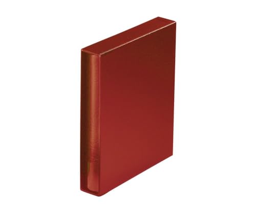 Set: Ringbinder Rondo Regular mit Schutzkassette-weinrot von LINDNER Das Original