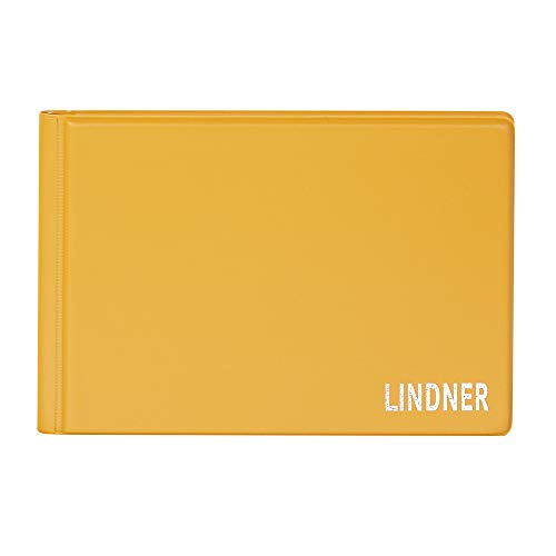 LINDNER Das Original Taschen-Münzalbum Color für 48 Münzen, 150 x 100 x 18 mm, Dino (orange) von LINDNER Das Original