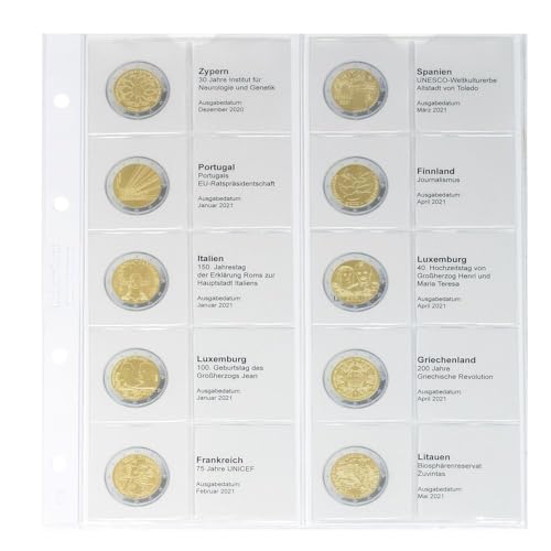 LINDNER Das Original Vordruckblatt für 2 Euro-Gedenkmünzen: Zypern 2020 bis Litauen 2021 LINDNER Das Original Vordruckblatt für 2 Euro-Gedenkmünzen: Zypern 2020 bis Litauen 2021 von LINDNER Das Original