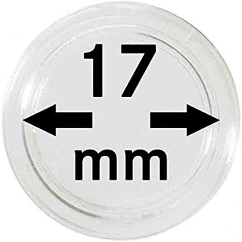 Lindner Münzkapseln für Münzen Ø 14 - 50 mm. Zur Wahl per 1, 5, 10, 100 Stück (17 mm - per 100) von LINDNER Das Original