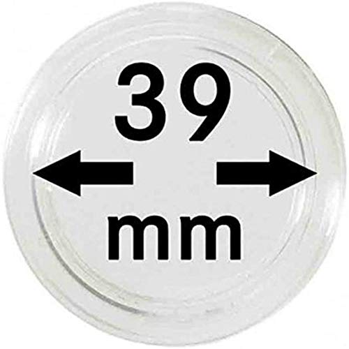 Lindner Münzkapseln für Münzen Ø 14 - 50 mm. Zur Wahl per 1, 5, 10, 100 Stück (39 mm - per 10) von LINDNER Das Original