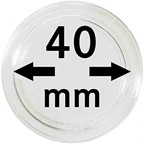 Lindner Münzkapseln für Münzen Ø 14 - 50 mm. Zur Wahl per 1, 5, 10, 100 Stück (40 mm - per 10) von LINDNER Das Original