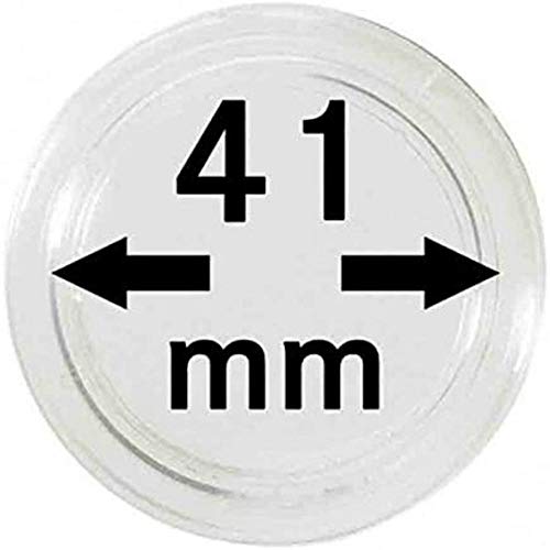 Lindner Münzkapseln für Münzen Ø 14 - 50 mm. Zur Wahl per 1, 5, 10, 100 Stück (41mm - per 10 ) von LINDNER Das Original
