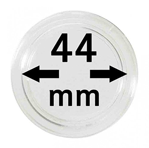 Lindner Münzkapseln für Münzen Ø 14 - 50 mm. Zur Wahl per 1, 5, 10, 100 Stück (44 mm - per 10) von LINDNER Das Original