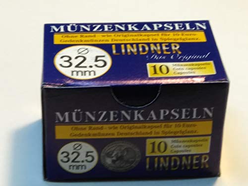 100 Stück Original LINDNER Münzkapseln 32,5 mm, für 10 € -, 20 €, 25 € - und 10 DM - Münzen 100 Stück Original LINDNER Münzkapseln 32,5 mm, für 10 € -, 20 €, 25 € - und 10 DM - Münzen von LINDNER