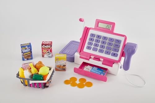 LINFUN KIDS Einkaufen Kassierer Till Spielzeug mit Scanner Karte Maschine und Elektrische Rechner Wiegen, Kasse Licht und Sounds Kinder Pretend Play Frühes Lernen Geschenk für Kinder Alter 3 4 LINFUN KIDS Einkaufen Kassierer Till Spielzeug mit Scanner Karte Maschine und Elektrische Rechner Wiegen, Kasse Licht und Sounds Kinder Pretend Play Frühes Lernen Geschenk für Kinder Alter 3 4 von LINFUN KIDS
