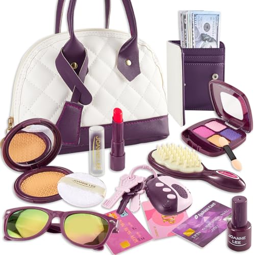 LINFUN KIDS Handtasche für Kinder mit Zubehör und Kinderschminken Schminkset mit Handtasche Geldbörse Schminkspielzeug Rollenspiel Spielzeug Geschenke für Mädchen ab 3+ 4 5 Jahre LINFUN KIDS Handtasche für Kinder mit Zubehör und Kinderschminken Schminkset mit Handtasche Geldbörse Schminkspielzeug Rollenspiel Spielzeug Geschenke für Mädchen ab 3+ 4 5 Jahre von LINFUN KIDS