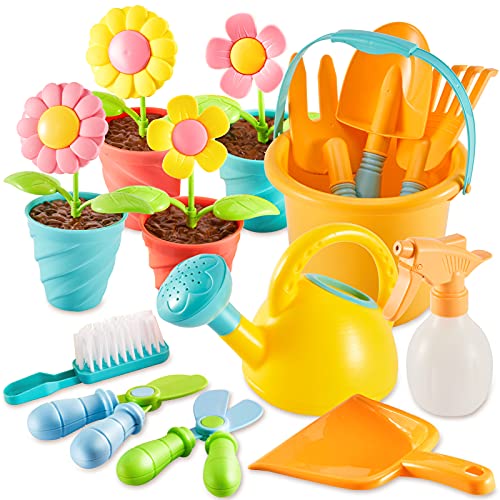 LINFUN KIDS Sandkasten Spielzeug Kinder Gartengeräte Sandspielzeug mit Gießkanne Schaufel Rechen, Gartenwerkzeug Kinder Set für Jungen Mädchen 3 4 5 Jahre LINFUN KIDS Sandkasten Spielzeug Kinder Gartengeräte Sandspielzeug mit Gießkanne Schaufel Rechen, Gartenwerkzeug Kinder Set für Jungen Mädchen 3 4 5 Jahre von LINFUN KIDS