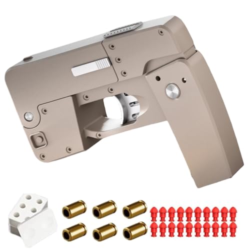 Faltbares Handy Form Pistole Spielzeug, EDC Faltbare tragbare Handheld Spielzeug Pistole + 20 weiche Kugel, kreative Anti-Stress-Spielzeug Faltbares Handy Form Pistole Spielzeug, EDC Faltbare tragbare Handheld Spielzeug Pistole + 20 weiche Kugel, kreative Anti-Stress-Spielzeug von LINGHGD