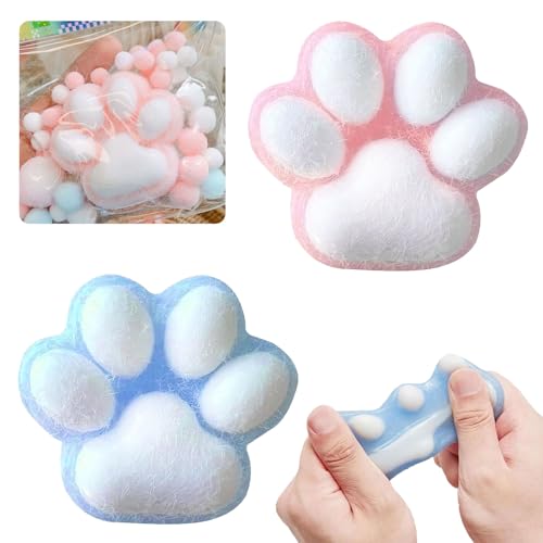 LINGJIA 2 Stück Katzenpfoten Squishy, 7cm Squishy Pfote, Quetschspielzeug, Weiches Stressspielzeug, Katzenkrallen, Stressabbau Spielzeug, für Konzentration, Stressabbau, für Erwachsene und Kinder LINGJIA 2 Stück Katzenpfoten Squishy, 7cm Squishy Pfote, Quetschspielzeug, Weiches Stressspielzeug, Katzenkrallen, Stressabbau Spielzeug, für Konzentration, Stressabbau, für Erwachsene und Kinder von LINGJIA