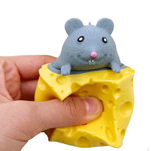 LINGJIONG Squeeze-Käse-Mäuse-Spielzeug - Kreatives Maus-Quetschspielzeug,Dekompressionsspielzeug für Kinder, Stressabbau, kreatives sensorisches Spielzeug für Erwachsene und Kleinkinder LINGJIONG Squeeze-Käse-Mäuse-Spielzeug - Kreatives Maus-Quetschspielzeug,Dekompressionsspielzeug für Kinder, Stressabbau, kreatives sensorisches Spielzeug für Erwachsene und Kleinkinder von LINGJIONG