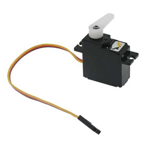 LINGLOUZAN 1 Stück Digitalservo 17g Schwarz Kunststoff für 1/12 MN78 MN82 MN99S Digit Metallgetriebeservos RC Auto Aufgerüstete Teile von LINGLOUZAN