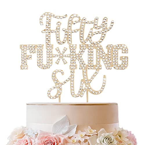 LINGTEER Tortenaufsatz zum 56. Geburtstag, goldfarben, mit Strass-Steinen, als Dekoration oder als Geschenk LINGTEER Tortenaufsatz zum 56. Geburtstag, goldfarben, mit Strass-Steinen, als Dekoration oder als Geschenk von LINGTEER