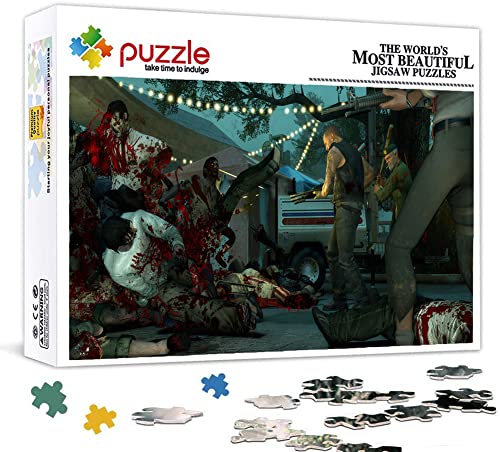 Left Dead Puzzle, Puzzles 1000 Teile für Erwachsene, Klassische Puzzle Kinder Puzzle Herausfordernde Und Schwierige Rätsel für Erwachsene Und Jugendliche 70X50cm von LINLINLI
