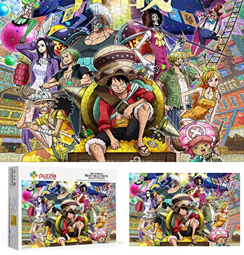 Puzzles 2000 Teile für Erwachsene, Puzzle Anime One Piece, Klassische Puzzle Teenager Jungen Mädchen Puzzle Lustige Familienpuzzles In Premium-Qualität Zum Geburtstag 100X70cm von LINLINLI