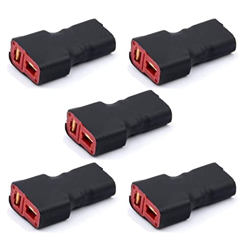 LINSYRC 5-Pack XT30 Männlich auf Deans T-Stecker Buchse Steckverbinder Adapter für RC Car Plane Lipo Battery ESC (XT30 Männlich auf Deans T-Stecker Buchse) von LINSYRC