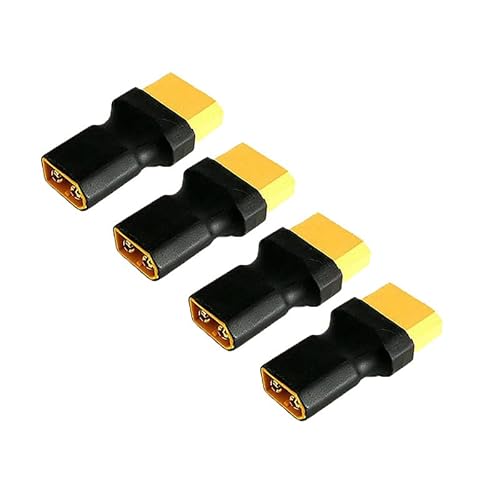 LINSYRC 4 Stück XT60 Männlich Stecker auf XT90 Buchse Adapter für RC Lipo Akku ESC von LINSYRC