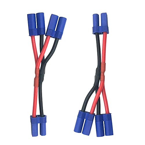 LINSYRC 2 Stücke EC5 Parallel Stecker 1-Buchse auf 2-Männlich Adapter Kabel Splitter für DJI Phantom Quadcopter Multirotoren RC LiPo Akku LINSYRC 2 Stücke EC5 Parallel Stecker 1-Buchse auf 2-Männlich Adapter Kabel Splitter für DJI Phantom Quadcopter Multirotoren RC LiPo Akku von LINSYRC