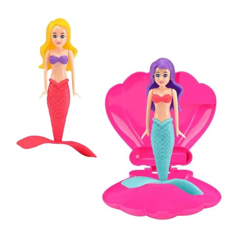 LINTRA Meerjungfrau Wasserspielzeug, 2 Tauchspielzeug mit Rosa Muschel, Mermaid Toy Pool Eignet Sich für Partybedarf, Wasserunterhaltung, Geschenke für Kinder LINTRA Meerjungfrau Wasserspielzeug, 2 Tauchspielzeug mit Rosa Muschel, Mermaid Toy Pool Eignet Sich für Partybedarf, Wasserunterhaltung, Geschenke für Kinder von LINTRA