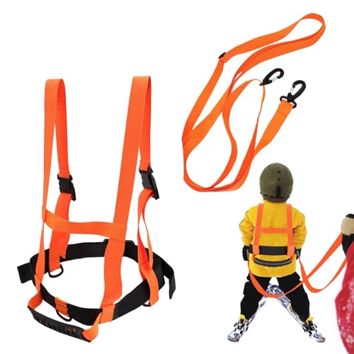 LINTRA Pferdeleine zum Spielen für Kinder, Verstellbar Pferdegeschirr Kinder, Orange Kinderleine, Spielpferd Zubehör mit Zügel, für Skifahren, Training, Freizeit LINTRA Pferdeleine zum Spielen für Kinder, Verstellbar Pferdegeschirr Kinder, Orange Kinderleine, Spielpferd Zubehör mit Zügel, für Skifahren, Training, Freizeit von LINTRA