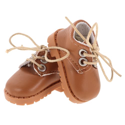 LIOOBO 1 Paar Mini Puppenschuhe aus Leder für Puppen Süßes für Mädchen Puppenzubehör zur Dekoration Fördert Kreativität und Eltern Interaktion LIOOBO 1 Paar Mini Puppenschuhe aus Leder für Puppen Süßes für Mädchen Puppenzubehör zur Dekoration Fördert Kreativität und Eltern Interaktion von LIOOBO