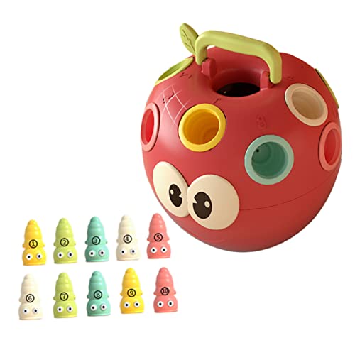 LIOOBO 1 Satz Apfel Wurm Farbmatching für Pädagogisches Puzzle und Lernspielzeug für Frühe Bildung Apfel Würmer für Kreative und Motorische Fähigkeiten LIOOBO 1 Satz Apfel Wurm Farbmatching für Pädagogisches Puzzle und Lernspielzeug für Frühe Bildung Apfel Würmer für Kreative und Motorische Fähigkeiten von LIOOBO
