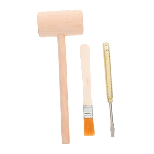 LIOOBO 1 Satz Ausgrabungswerkzeug Set mit Holzhammer Metallmeißel und Pinsel Archäologie für Kleine Geeignet für DIY Grabungsaktivitäten und Lernen LIOOBO 1 Satz Ausgrabungswerkzeug Set mit Holzhammer Metallmeißel und Pinsel Archäologie für Kleine Geeignet für DIY Grabungsaktivitäten und Lernen von LIOOBO