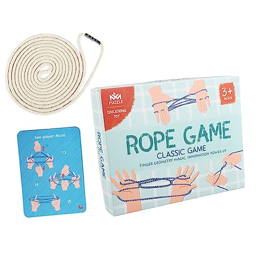 LIOOBO 1 Satz Cradle Rope Handspiel Fädelspiel für Fördert Geschicklichkeit und Kommunikation für Familien und Langlebig und Sicher von LIOOBO