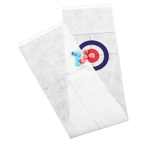 LIOOBO 1 Satz Curlingball für Tisch Spiel Eisstockschießen für Kleinkinder Eisstockschießen Curling für Lockenstab Eisstockschießen im Freien Plastik Zufällige Farbe von LIOOBO