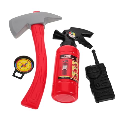 LIOOBO 1 Satz Feuerwehrmann Kostümset für Realistischem Feuerlöscher Rollenspielzubehör für Kreatives für Gruppenaktivitäten und Feuerwehr Themenpartys LIOOBO 1 Satz Feuerwehrmann Kostümset für Realistischem Feuerlöscher Rollenspielzubehör für Kreatives für Gruppenaktivitäten und Feuerwehr Themenpartys von LIOOBO