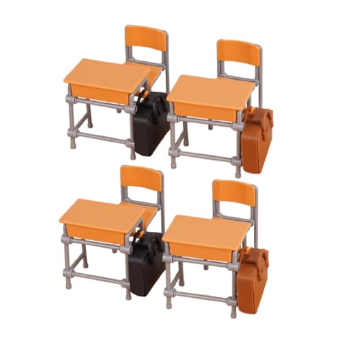 LIOOBO 1 Satz Gelbe Tische Stühle und Rucksäcke aus Robustem für Puppenhaus Dekoration und Kreatives LIOOBO 1 Satz Gelbe Tische Stühle und Rucksäcke aus Robustem für Puppenhaus Dekoration und Kreatives von LIOOBO
