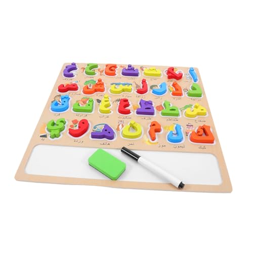 LIOOBO 1 Satz Holz Arabisches Alphabet Puzzle für Pädagogisches Montessori zur Buchstaben Erkennung und Sprachentwicklung für Kleinkinder und Familienaktivitäten LIOOBO 1 Satz Holz Arabisches Alphabet Puzzle für Pädagogisches Montessori zur Buchstaben Erkennung und Sprachentwicklung für Kleinkinder und Familienaktivitäten von LIOOBO