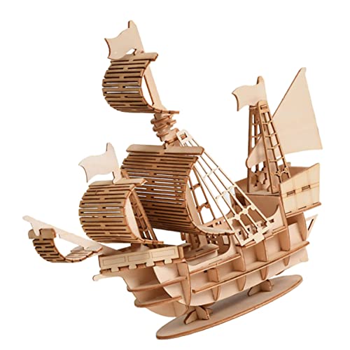 LIOOBO 1 Satz Holz Puzzle Segelboot Modell DIY Handgemachtes Puzzle für Fördert Kreativität und Hand Augen Koordination Lernspielzeug aus Hochwertigem Holz LIOOBO 1 Satz Holz Puzzle Segelboot Modell DIY Handgemachtes Puzzle für Fördert Kreativität und Hand Augen Koordination Lernspielzeug aus Hochwertigem Holz von LIOOBO