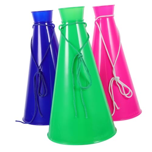 LIOOBO 1 Satz Jubelhorn Kinderparty Fußballhorn Trompete Sporthörner Kleinkinderveranstaltung Plastikinstrumente Spielzeughorn Plastikhorn Musikhorn Geräuschmacher Musikhorn Abs 3 Stück LIOOBO 1 Satz Jubelhorn Kinderparty Fußballhorn Trompete Sporthörner Kleinkinderveranstaltung Plastikinstrumente Spielzeughorn Plastikhorn Musikhorn Geräuschmacher Musikhorn Abs 3 Stück von LIOOBO