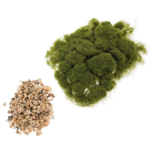 LIOOBO 1 Satz Künstliche Graslandschaftsdeko Gras Steine für DIY Miniaturmodelle Modellbau Diorama Eisenbahnanlagen und Außendekoration LIOOBO 1 Satz Künstliche Graslandschaftsdeko Gras Steine für DIY Miniaturmodelle Modellbau Diorama Eisenbahnanlagen und Außendekoration von LIOOBO