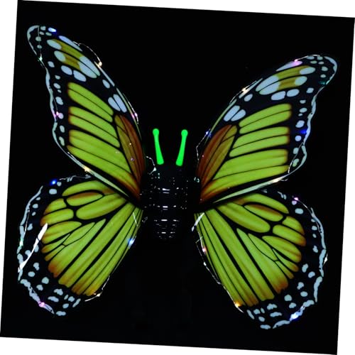 LIOOBO 1 Satz LED Elektrische Flatternde Schmetterlingsflügel mit Leuchtlichtern für Cosplay Geburtstagskostüme Frühjahrsfeiern und Halloween Dekoration LIOOBO 1 Satz LED Elektrische Flatternde Schmetterlingsflügel mit Leuchtlichtern für Cosplay Geburtstagskostüme Frühjahrsfeiern und Halloween Dekoration von LIOOBO
