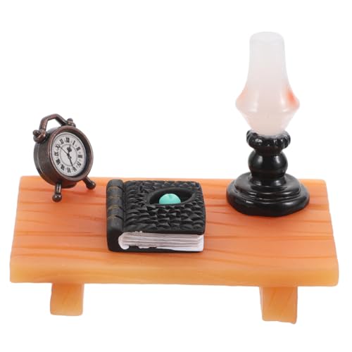 LIOOBO 1 Satz Miniatur Schreibtisch und Buch Set DIY Mini Möbel Modell für Puppenhaus Dekoration Zubehör Vielseitiges Miniatur Möbelstück für Kreative Projekte LIOOBO 1 Satz Miniatur Schreibtisch und Buch Set DIY Mini Möbel Modell für Puppenhaus Dekoration Zubehör Vielseitiges Miniatur Möbelstück für Kreative Projekte von LIOOBO
