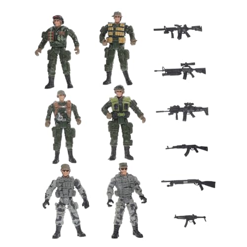 LIOOBO 1 Satz Miniatur Soldaten Modelle Figuren für Miniaturszenen Detailreiche Dekoration für Sammler und für Geburtstage LIOOBO 1 Satz Miniatur Soldaten Modelle Figuren für Miniaturszenen Detailreiche Dekoration für Sammler und für Geburtstage von LIOOBO