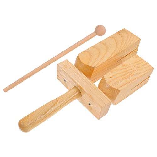 LIOOBO 1 Satz Musikspielzeug für Holz Orff Instrument mit Klaren Klängen für Musikalische Früherziehung Fördert die Musikalischen Fähigkeiten Leicht und Tragbar für Unterwegs von LIOOBO