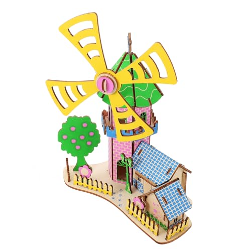 LIOOBO 1 Satz Puzzle DIY Modellbausatz mit Windmühle Unterhaltsames und Einfach Zusammenzubauendes für für Geburtstage und Partys zur Dekoration für Zuhause und Büro LIOOBO 1 Satz Puzzle DIY Modellbausatz mit Windmühle Unterhaltsames und Einfach Zusammenzubauendes für für Geburtstage und Partys zur Dekoration für Zuhause und Büro von LIOOBO