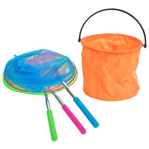 LIOOBO 1 Satz Teleskop Insekten und Schmetterlingsnetz Teiliges für von Schmetterlingen und Kleinen Tieren im Freien mit Robustem Design und Kinderfreundlicher von LIOOBO