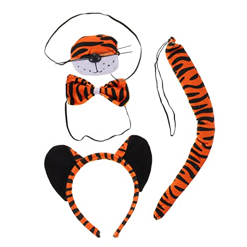 LIOOBO 1 Satz Tiger Kostümset für Teiliges Set mit Ohr Stirnband für Kostümpartys Halloween und Cosplay Kreatives Design für Unvergessliche LIOOBO 1 Satz Tiger Kostümset für Teiliges Set mit Ohr Stirnband für Kostümpartys Halloween und Cosplay Kreatives Design für Unvergessliche von LIOOBO