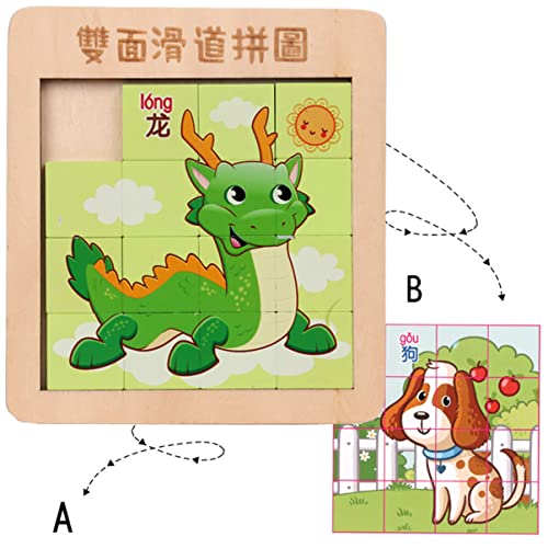 LIOOBO 1 Satz Wooden Finger Slide Puzzle Pädagogisches Holzspielzeug für Jungen und Mädchen Zufälliger Stil Sicher und Unterhaltsam für Kleinkinder Fördert die Eltern Junge Mädchen LIOOBO 1 Satz Wooden Finger Slide Puzzle Pädagogisches Holzspielzeug für Jungen und Mädchen Zufälliger Stil Sicher und Unterhaltsam für Kleinkinder Fördert die Eltern Junge Mädchen von LIOOBO