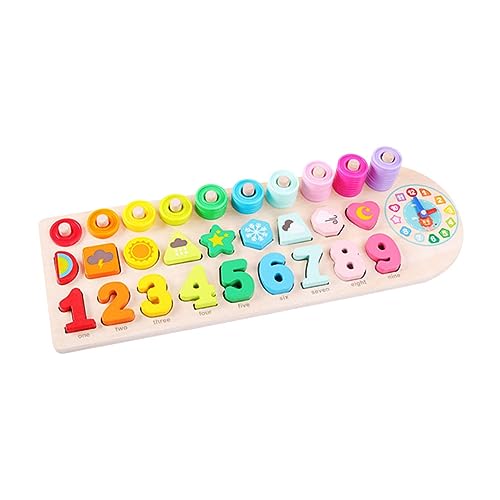 LIOOBO 1 Satz Zahlen Puzzle Frühes Lernen Puzzles für Lustiges Holzspielzeug Logischem und Motorik für Vorschule und Geburtstag LIOOBO 1 Satz Zahlen Puzzle Frühes Lernen Puzzles für Lustiges Holzspielzeug Logischem und Motorik für Vorschule und Geburtstag von LIOOBO